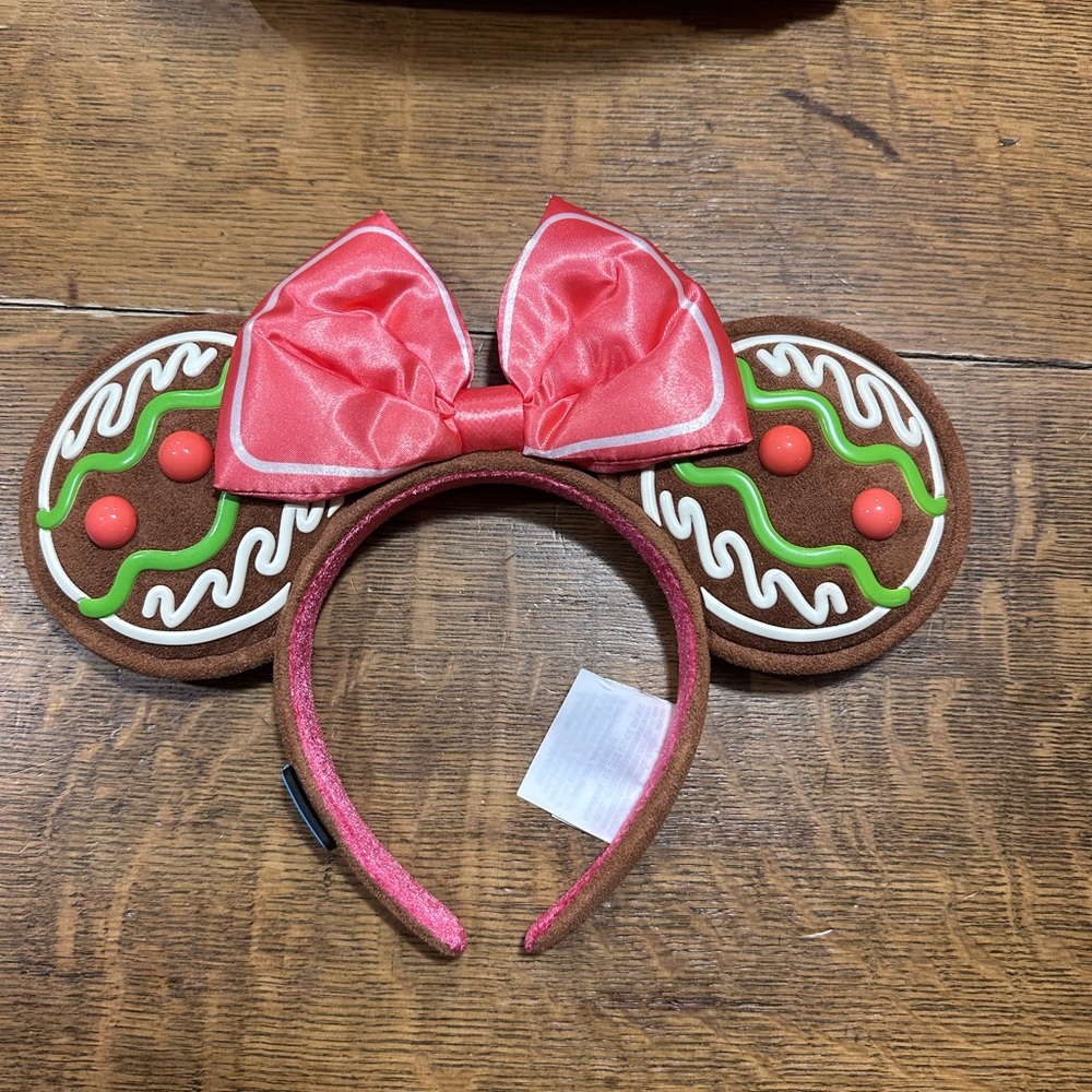 Disney Parks Mickey Mouse Gingerbread‎ Loungefly Mini Backpack ears Disney Eats - Picture 9 of 9